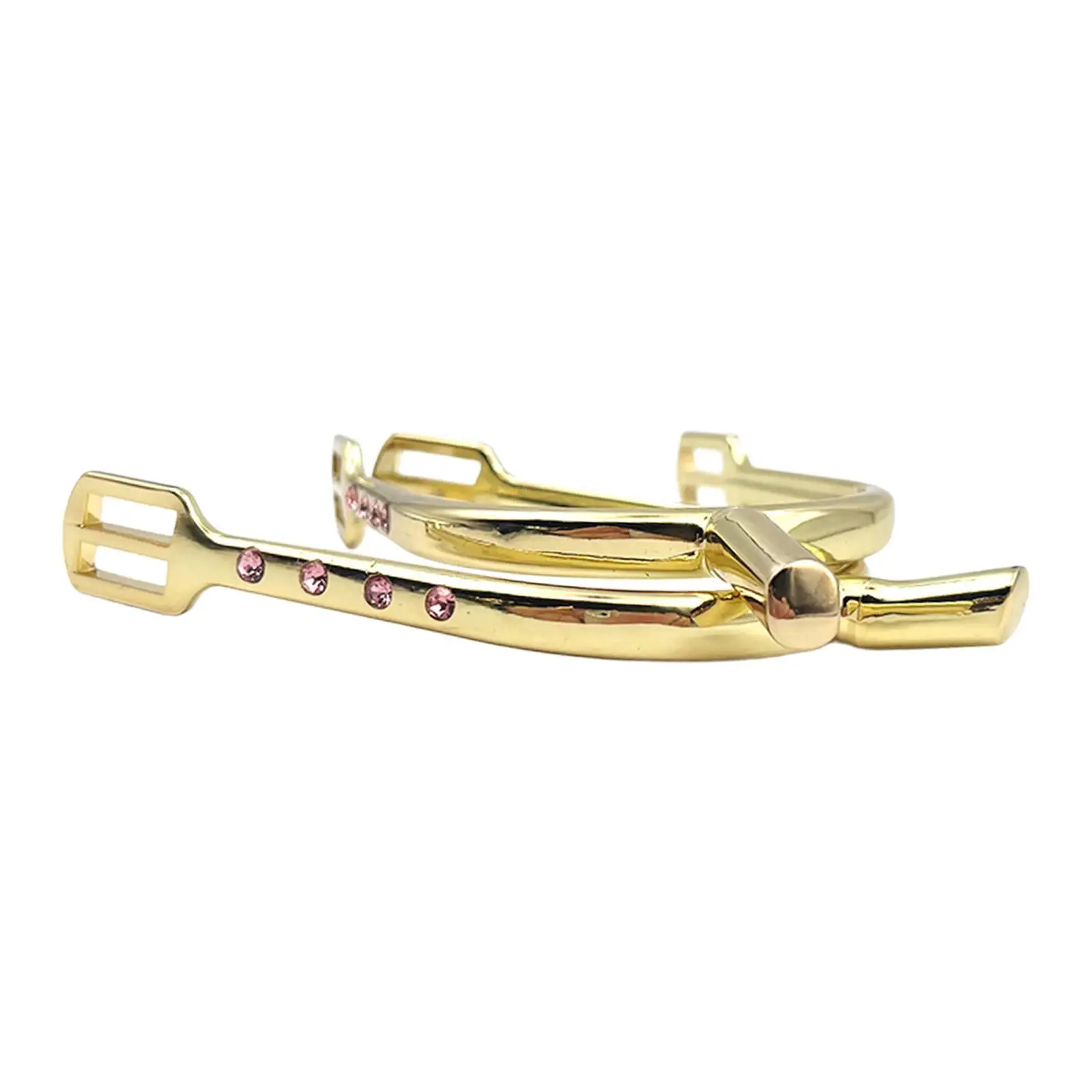 Professional Horse Spurs Iron Material Riding Accessory for Equestrian Enthusiast Competition and Farm Use