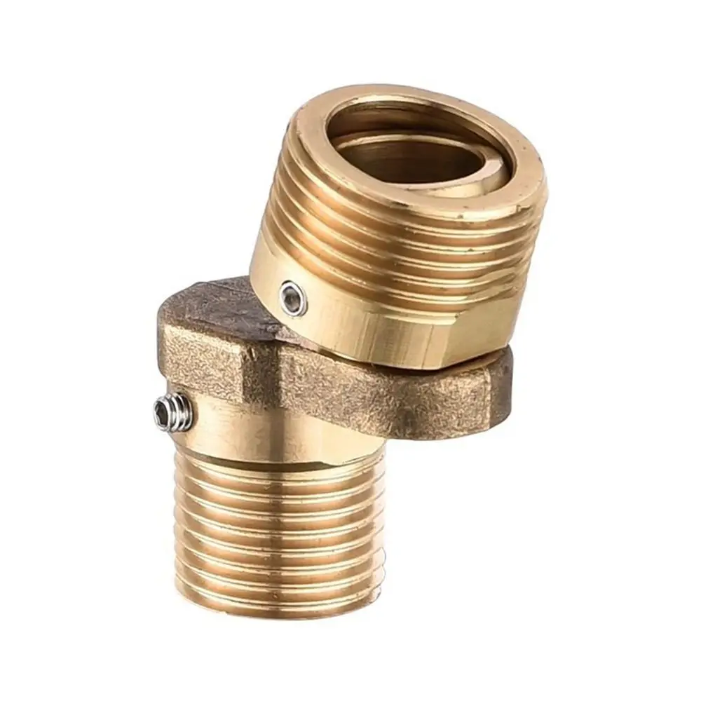 Copper Angled Curved Foot Thickened Angle Adjustment Eccentric Screw Corner Wall Mounted Shower Faucet Adapter Replacement Parts