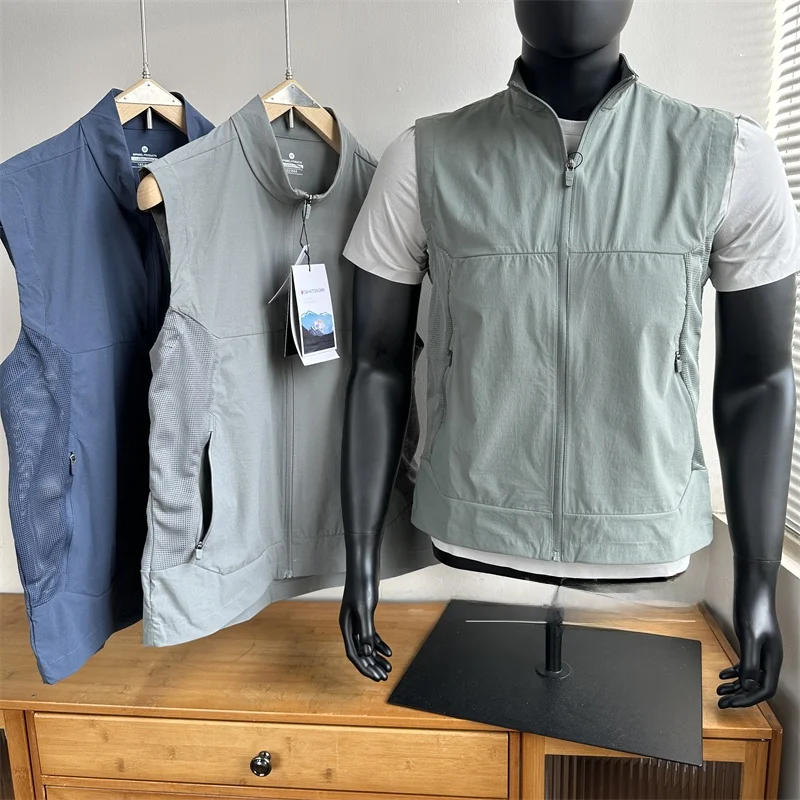 

Дышащий жилет для мужчин и женщин для поездок на природу, устойчивый к царапинам, износостойкий, водонепроницаемый, быстросохнущий жилет для походов