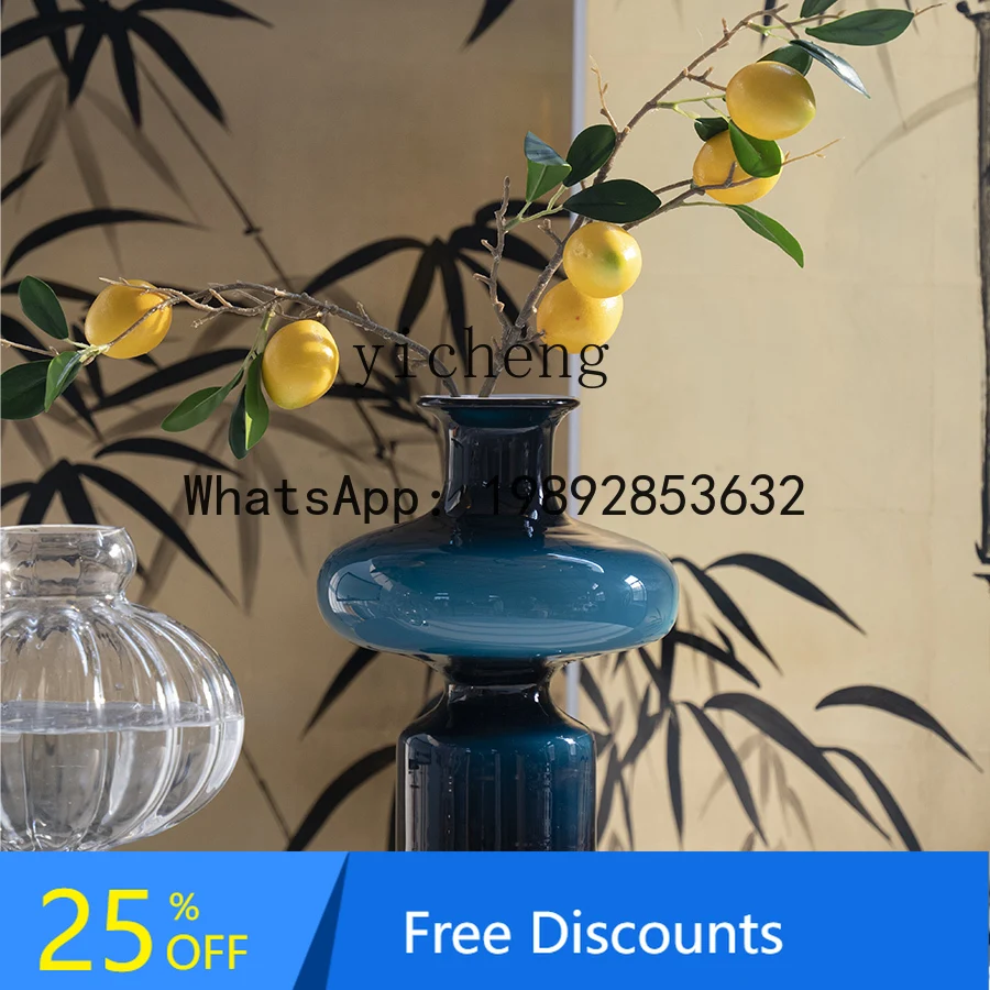 

vase light luxury high-end ornament living room flower arrangement home decoration art flower ware