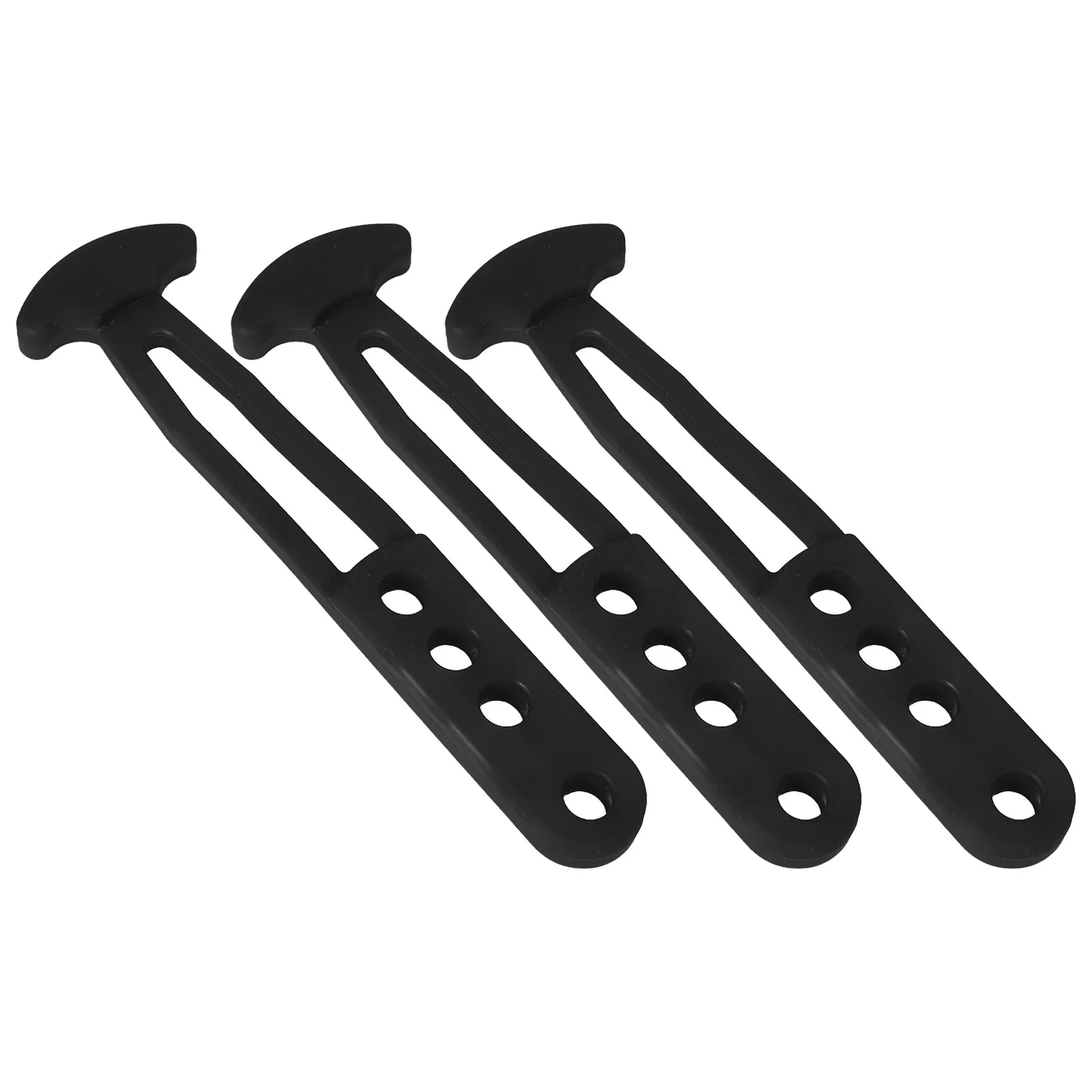 3Pcs Boat Ladder Rubber Straps Anti-Corrosive Yacht Boarding Secure Retaining Adjustable Mounting Hole Marine Telescoping