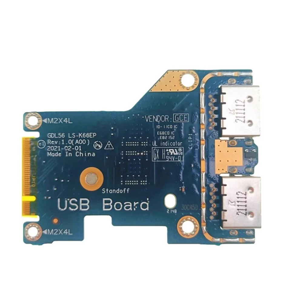 Laptop USB Board For DELL For G15 5515 Ryzer Edition (2021) GDL56 LS-K66EP 05VN7D 5VN7D Applicable to Graphics Card 3050 3050Ti