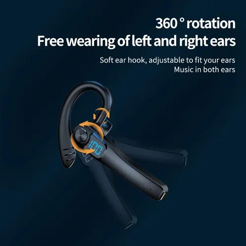 Imagen 2 del producto Auriculares inalámbricos con micrófono Auriculares Bluetooth ENC Cancelación de ruido Auriculares manos libres Busines Auriculares conducción