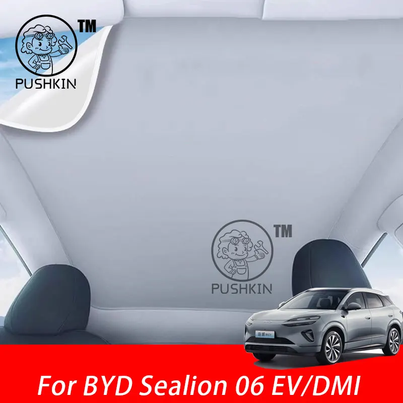 

Sunroof Sunshade Ice Cloth Car Roof Glass Front Rear Skylight Heat Insulation Sun Shade For BYD Sealion 06 EV/DMI 2025 2026