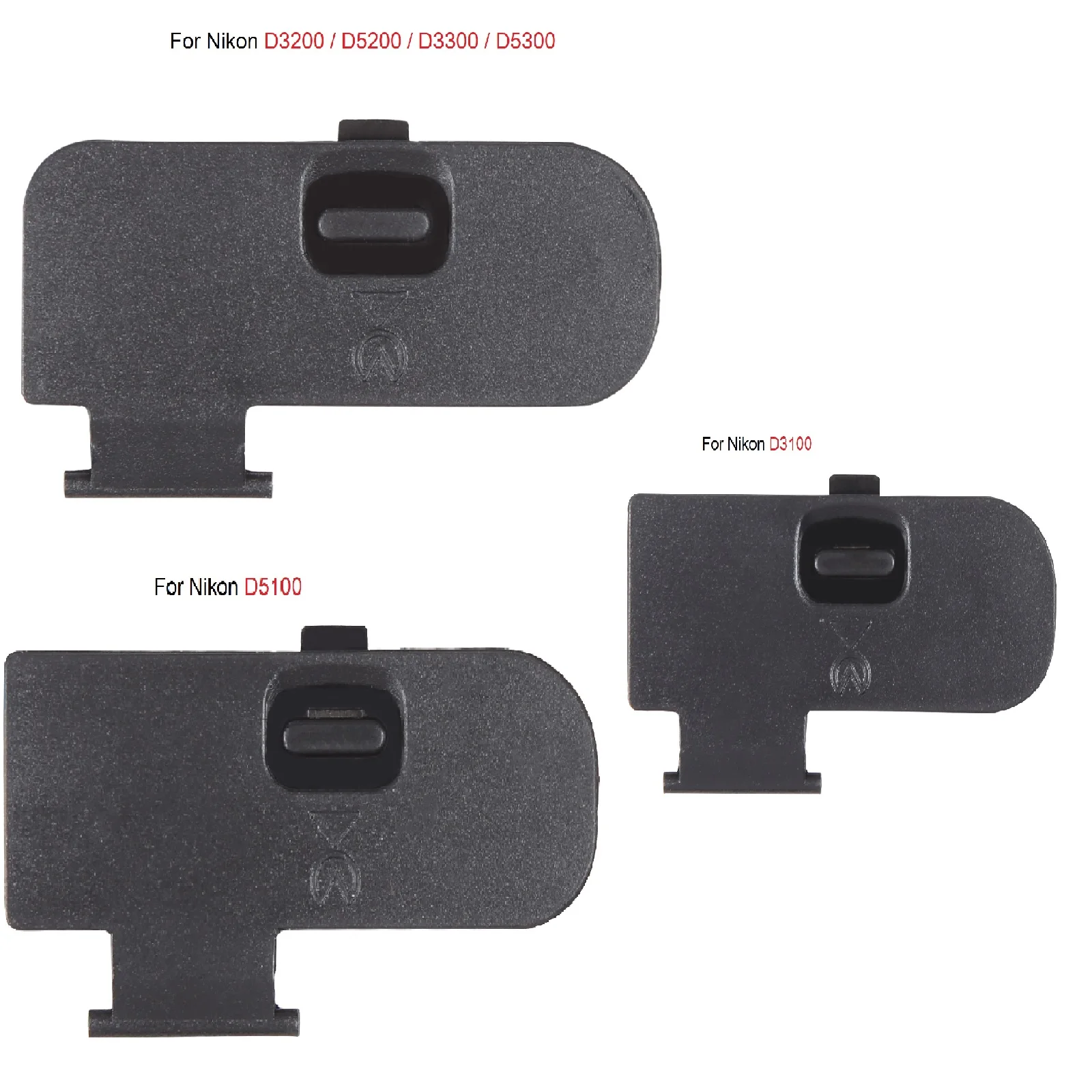Replacement Battery Compartment Cover For Nikon D3200/D5200/D3300/D5300/D5100/D3100/D800/D810 Camera Repair Parts Cover Lid Cap