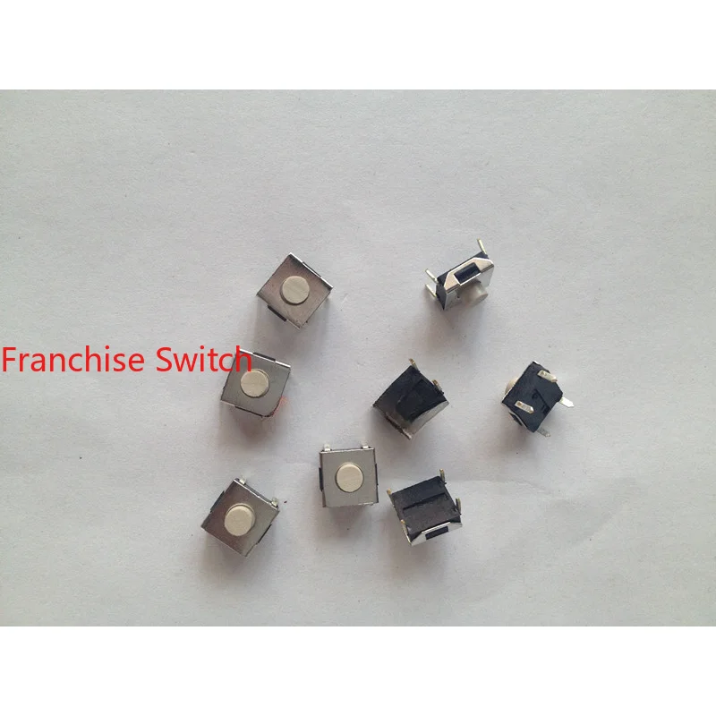 

10PCS 6*6*3.9mm Tact Switch Key 6X6X3.9MM Straight Plug 4 Feet Micro Jog