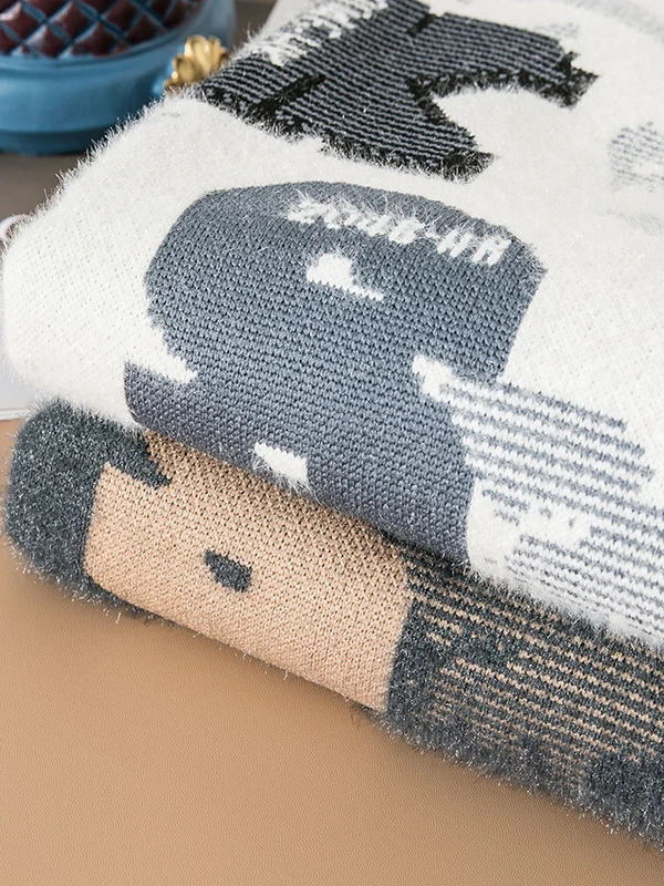 厚手のハーフハイカラーニットセーター、ティーンエイジャーの男の子向け、暖かいベースレイヤー、カジュアルスタイル、長袖、ナイロンポリエステル混紡