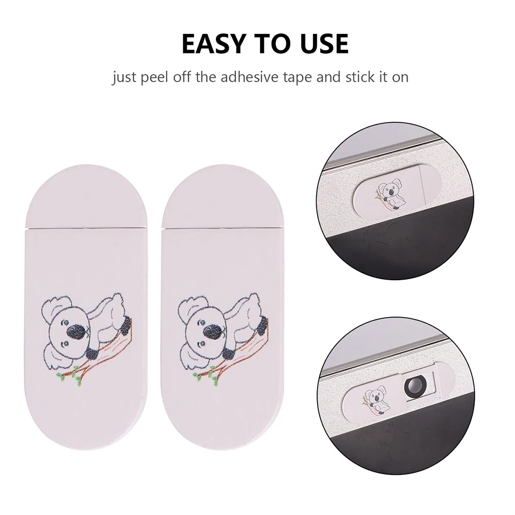 

4pcs Webcam Cover Slider Privacy Camera Cover for Laptop Computer Anti-Hacking Anti-Peeping Strong Durable Plastic Webcam