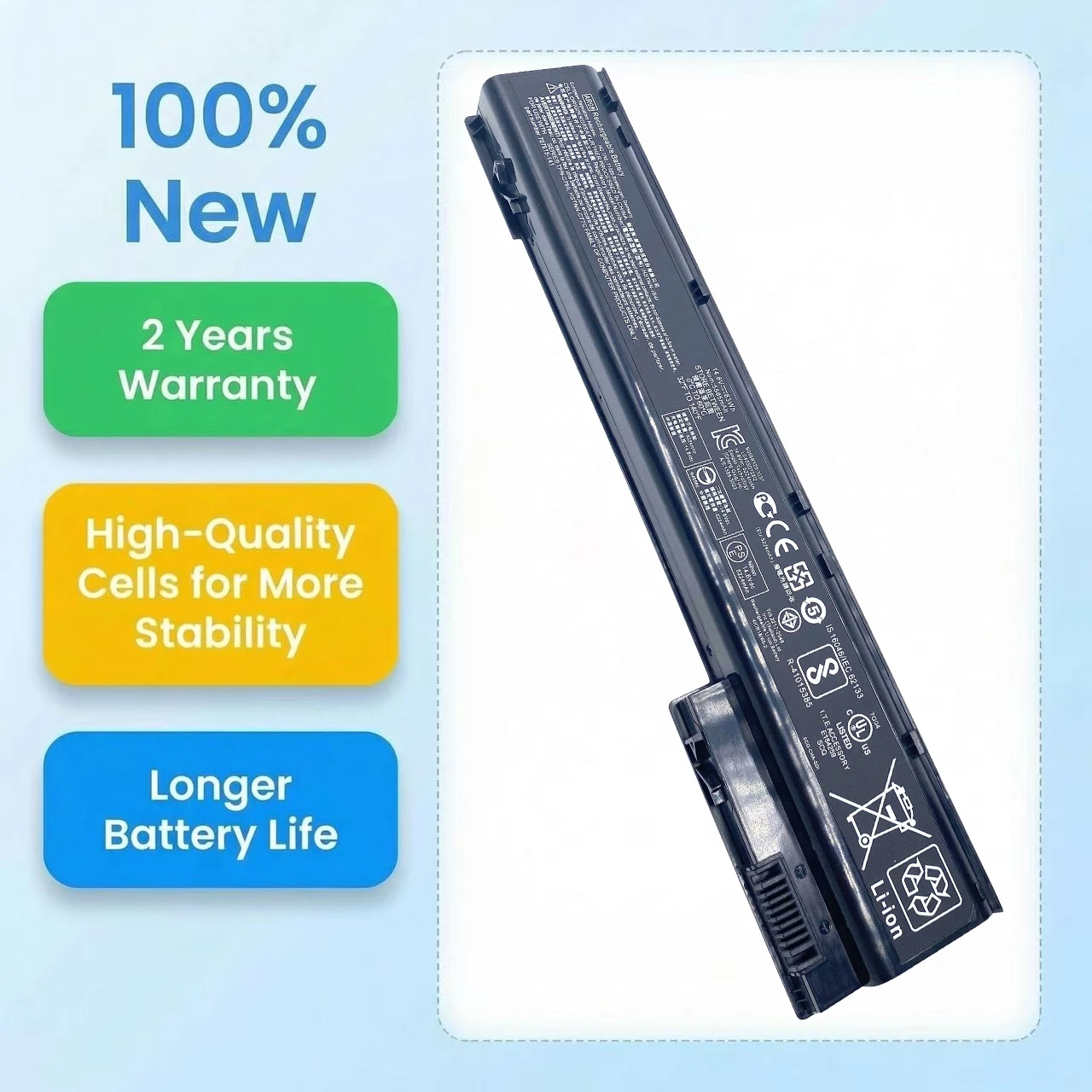 New AR08 AR08XL Laptop Battery For HP ZBook 15 17 G1 G2 Mobile Workstation HSTNN-DB4H IB4H IB4I 708455-001 707615-121 707614-121
