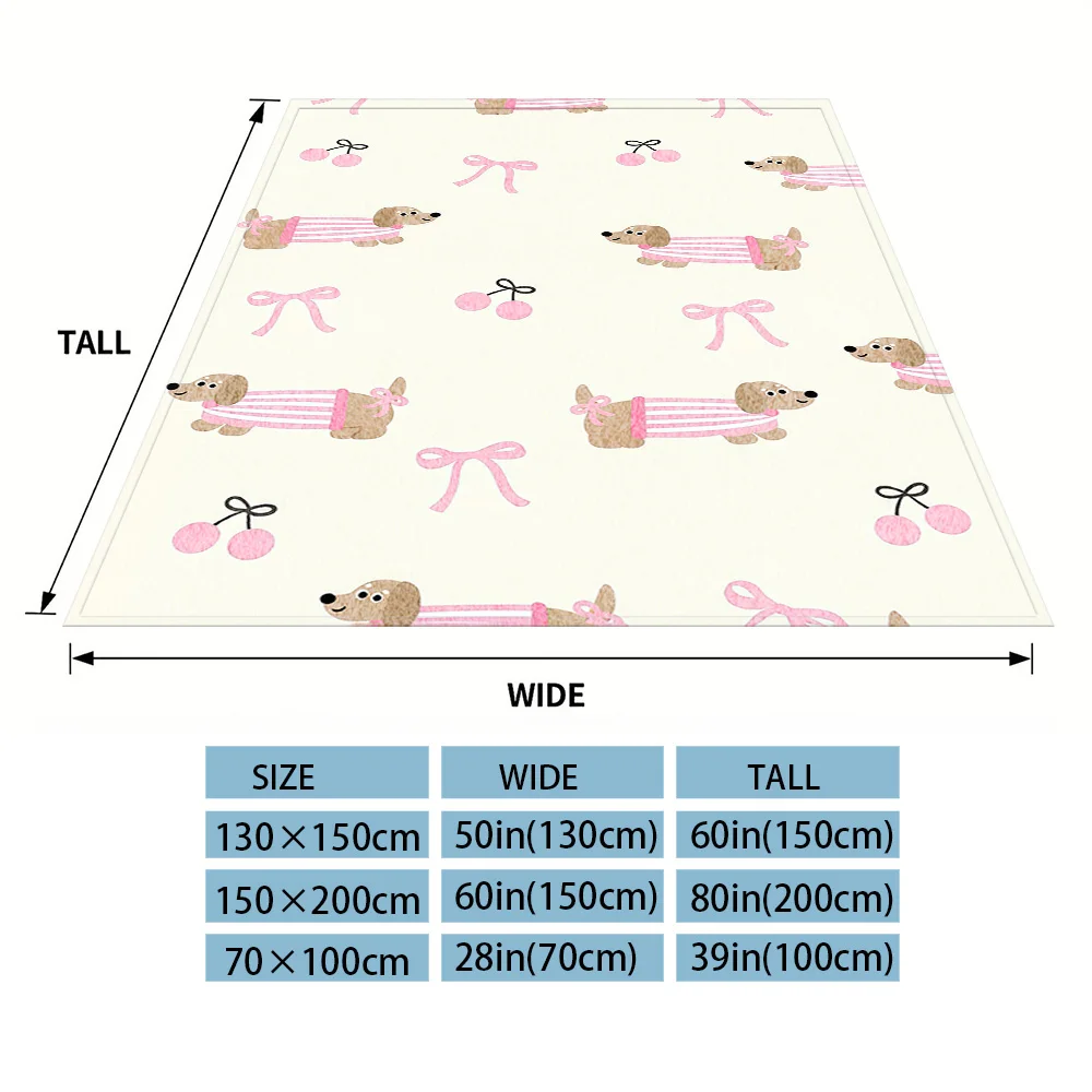 Sweet Doxie Nap Blanket,Flannel Blanket,Suitable For Sofas,Beds,Cars,Rooms,Offices,Camping,Exquisite Gift Blankets