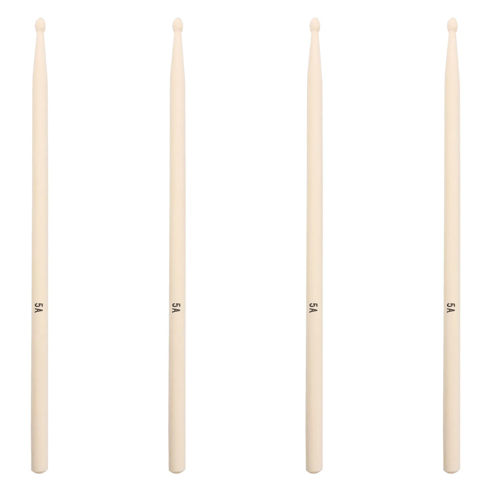 

2Pairs Maple Drumstick Wooden Round Smooth Durable Drum Accessory Professional Percussion Stick Practical Drum Tool