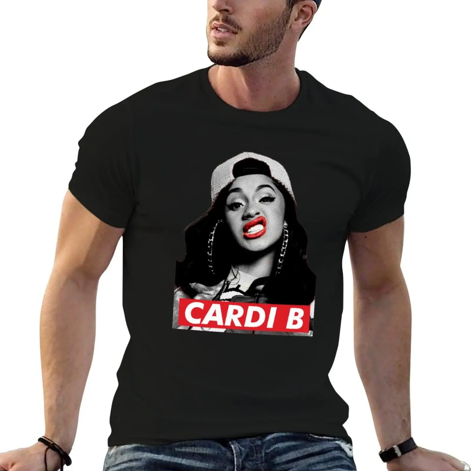 

shirts graphic man t B funny t Cardi T-Shirt mens shirts Rapper