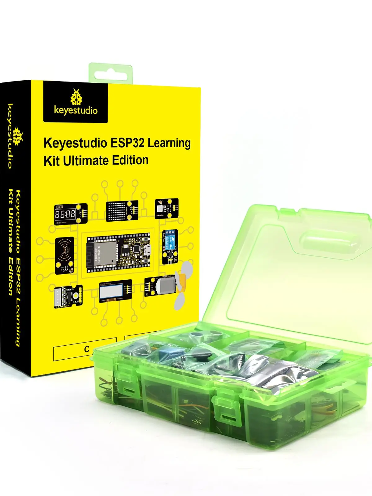 Zestaw startowy Keyestudio Ultimate ESP32 do nauki + 117 tutorialów projektowych dla Arduino ESP32, kompatybilny z systemami Windows i Raspberry Pi — zdjęcie produktu 7