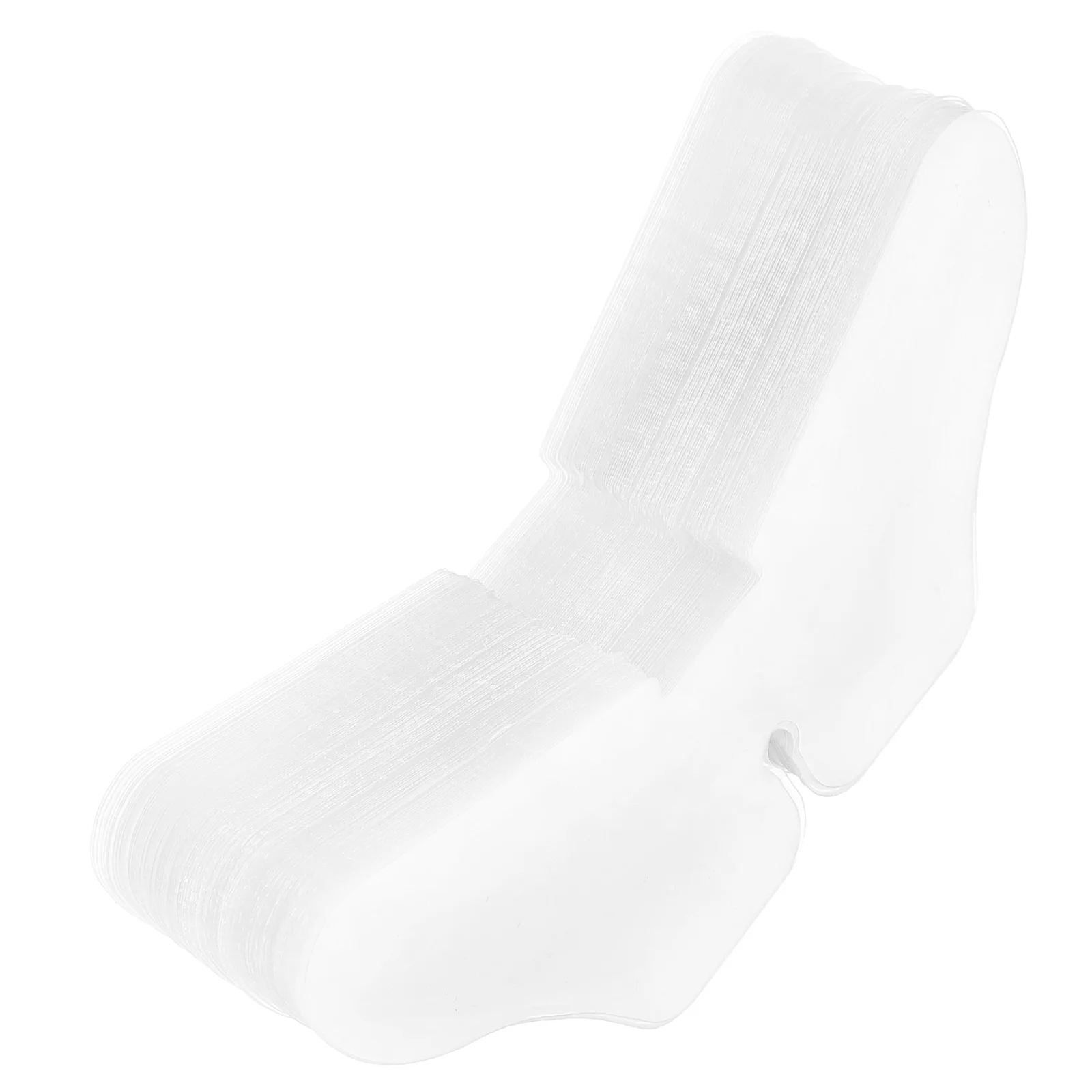 

100pcs Clothing Accessories Butterfly Tablets Dress Shirt Stays Pvc Support Inserts Shaper Supplies Reusable Lightweight Fixing