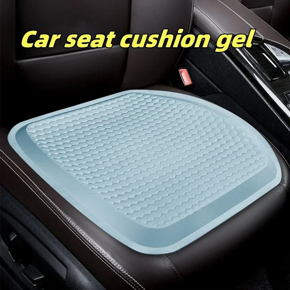 وسادة مقعد جل الثلج للسيارة، حصيرة سيليكون للتهوية، مستلزمات السيارة، ملحقات داخلية للسائق من النوع العالمي لجميع المواسم