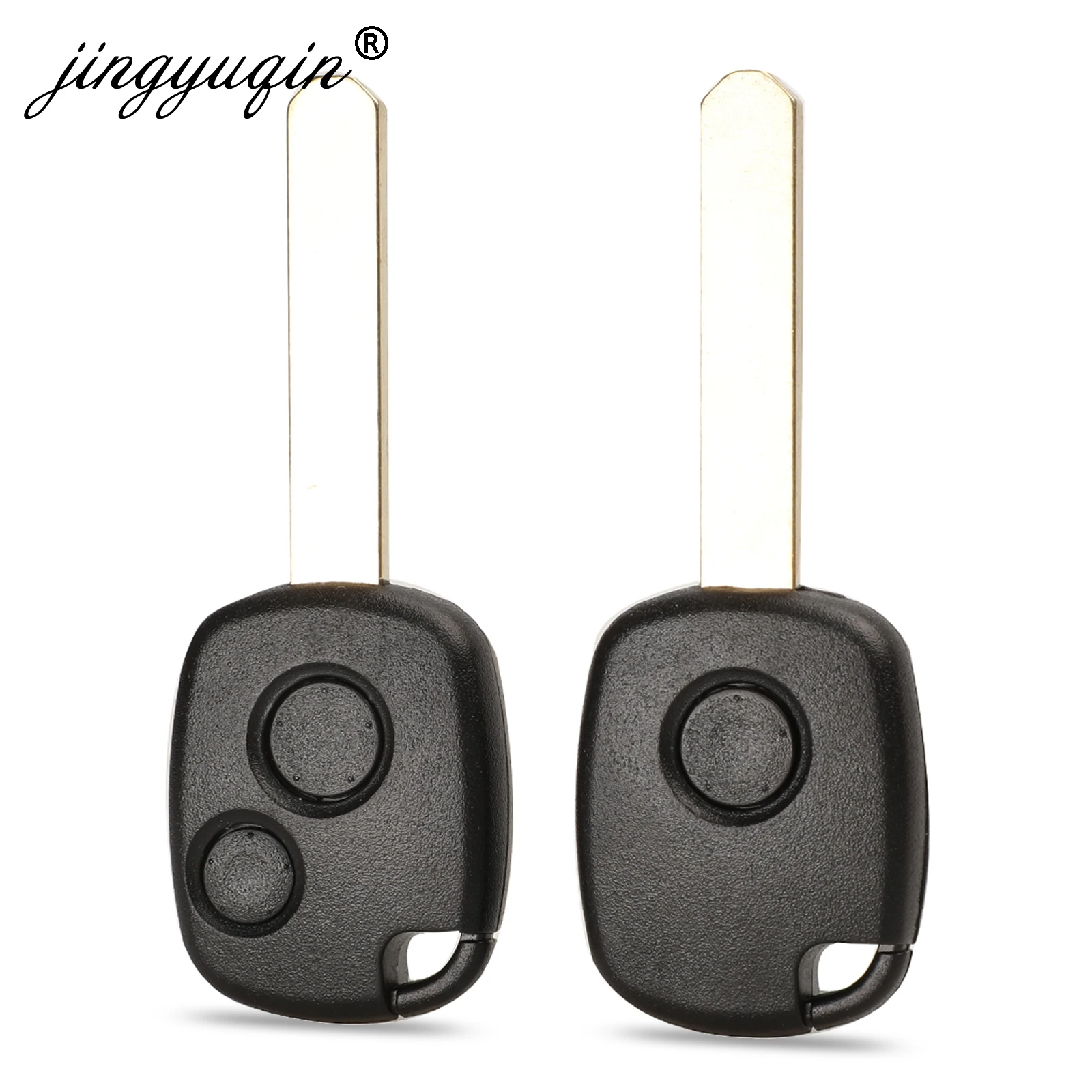 Jingyuqin – coque de clé télécommande à 1/2 boutons, pour Honda CR-V Odyssey Fit,City c-ivic accord