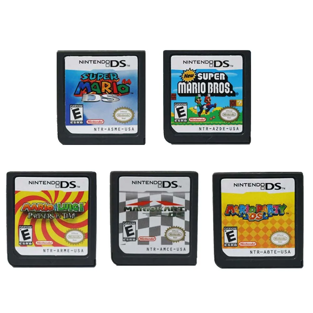 DS Video Game Cartridge Super Mario Bros Video Game Console Card Mario Kart Mario Party For NDSL 2DS 3DS