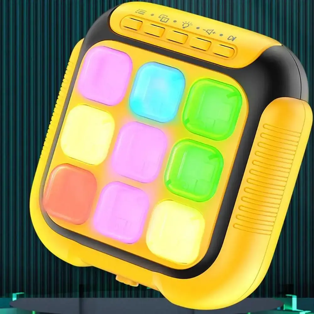 Electronic TIC-TAC-TOE Game Memory Training Educational Montessori Puzzle Table Game with Sound and Light Mini
