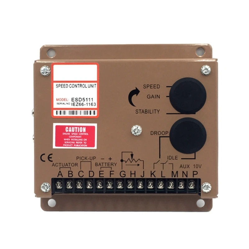 Engine Speed Controller Metal+Plastic ESD5111 High Performances Suitable for Generator Efficiency, Improved Power Output