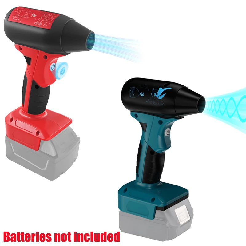 

Портативный мощный турбовентилятор-воздуходувка, совместимый с литиевыми батареями Makita/Milwaukee 18В, для кемпинга на открытом воздухе