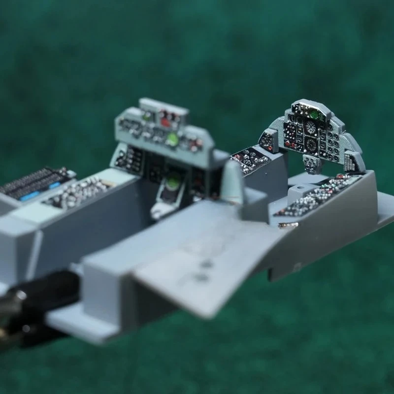 Lanbo 3D Impresso Color Cockpit Instrument 48174 F-4J Fighter, para Hasegawa Academy Model Kit 1/48 1/72