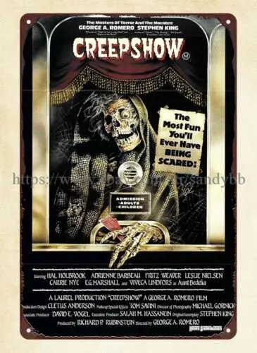 Creepshow 1982 Stephen King poster metal tin sign collectible decor