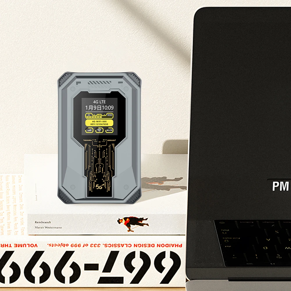 Roteador wi-fi de bolso 150mbps, tela lcd, pequeno, 4g, sem fio, recarregável, mecânico, grande capacidade, para viagens ao ar livre