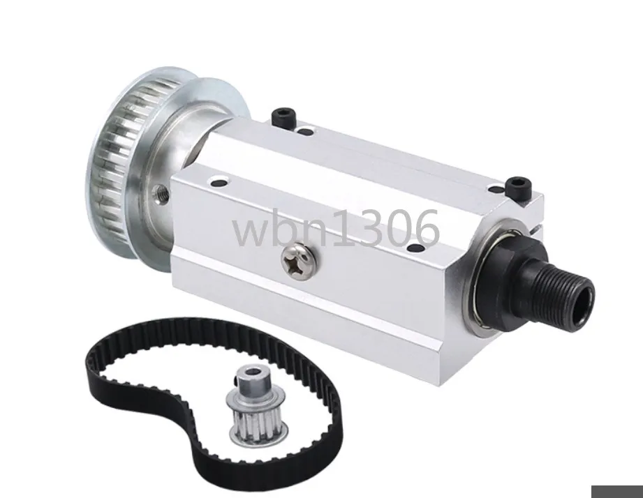 

Micro lathe woodworking bead machine chuck spindle assembly through hole