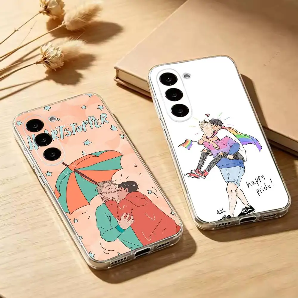 Movie H-Heartstopper Phone Case Silicone Soft for Samsung Galaxy A73,A72,A71,A70,A53,A52,A51Cover