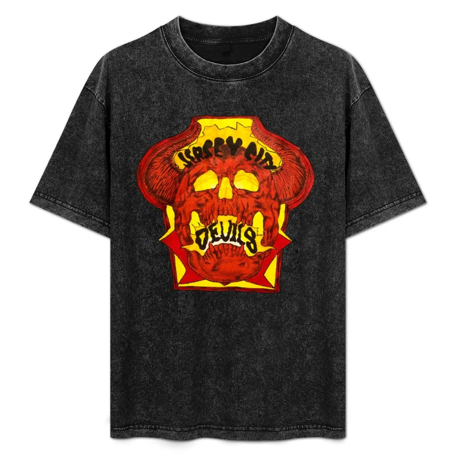 

Jersey City Devils T-Shirt Urban Casual Loose Fit Tee