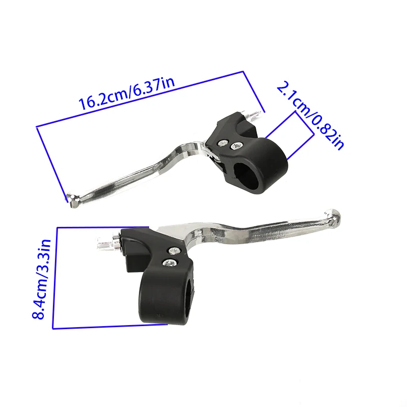 Тормозные рычаги 22 мм для 2-тактного 47cc 49cc Mini Moto Dirt Cross Pocket Bike ATV Minimoto Мотокросс