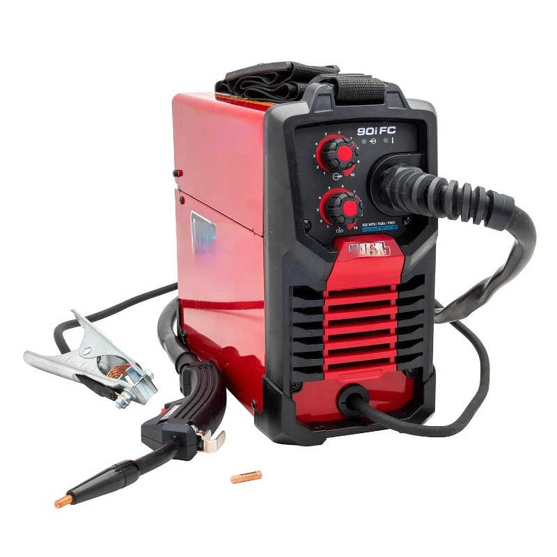 Electric 90i FC Flux Core Wire Feed Weld-PAK Welder, 120V Welding Machine, Portable w/Shoulder Strap, Protective Metal Case