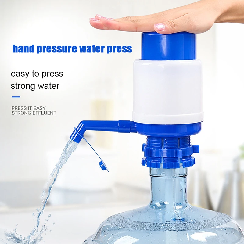 

Portable Bottled Drinking Water Hand Press Removable Tube Manual Pump Dispenser