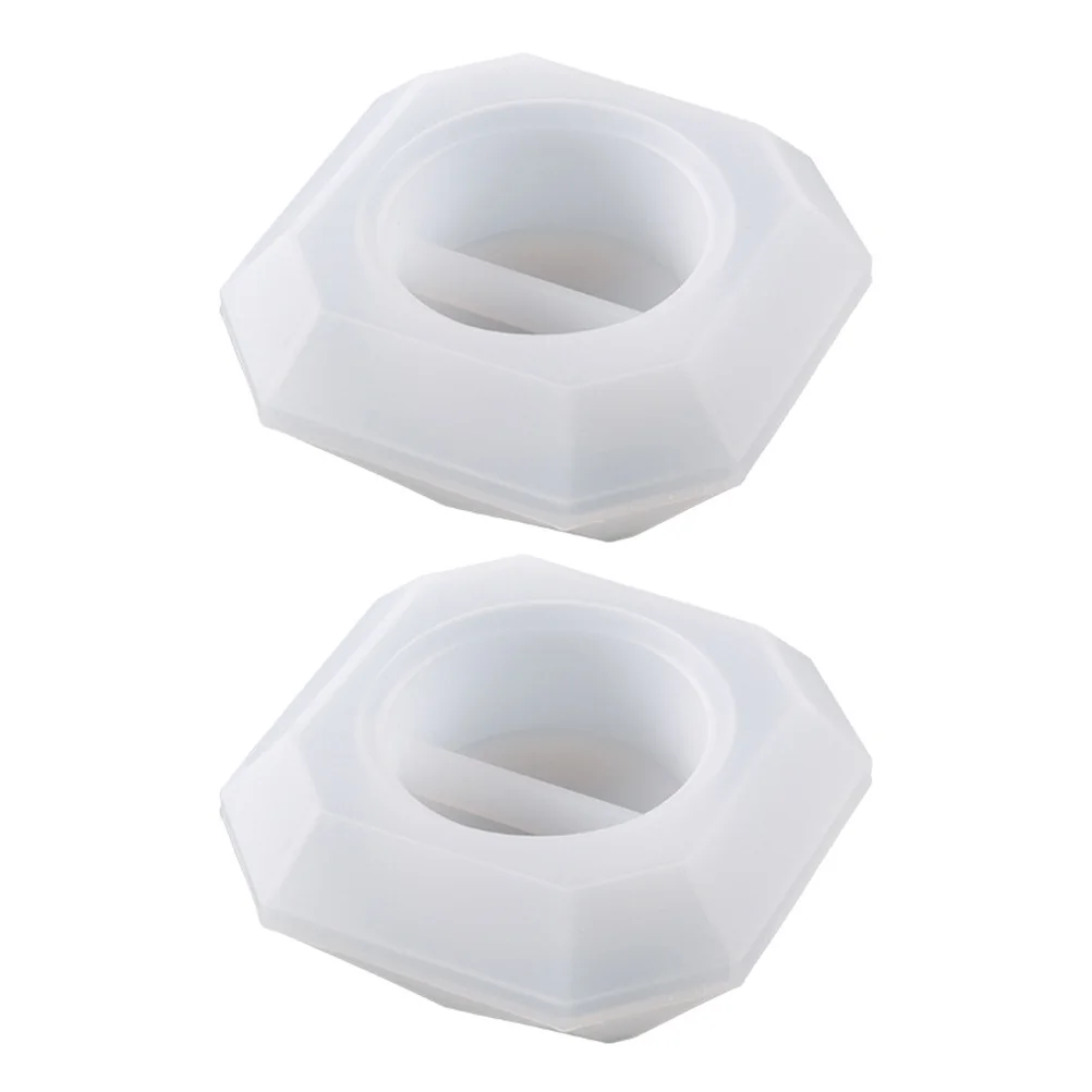 

2pcs Diamond Candlestick Mold Silicone Epoxy Stick Mold Diy Handmade Crystal Crafts Glitter Decorations Lightweight