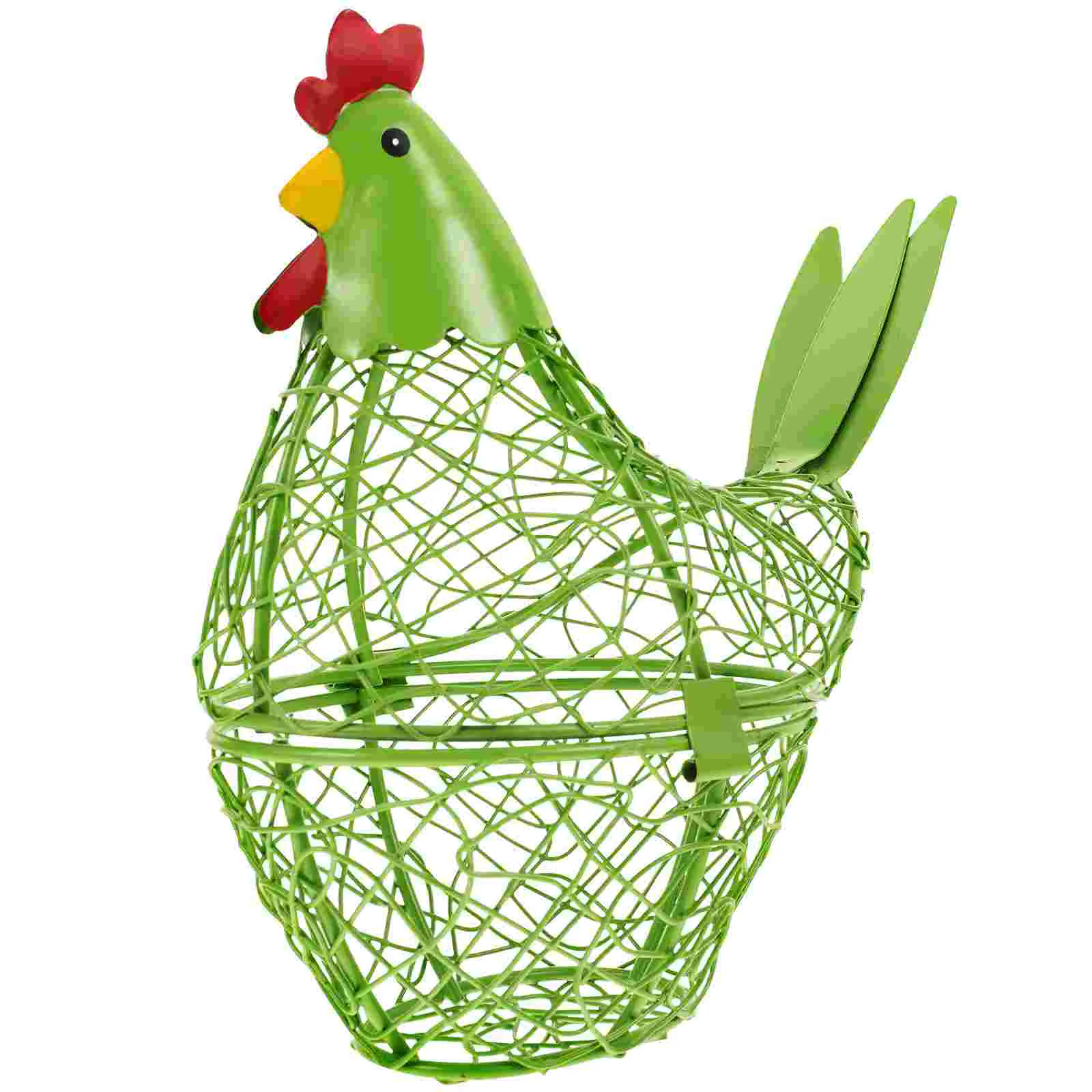 Egg Storage Basket Iron Chicken Egg Basket Egg Holder Kitchen Egg Organzier Home Storage Holder Kitchen Egg Basket Decoration