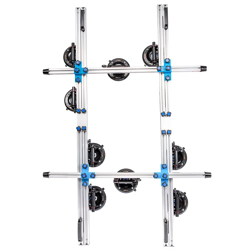 In-stock stone handling suction cups, 8-inch vacuum suction cups, grid-shaped tile glass plate lifting racks, large board