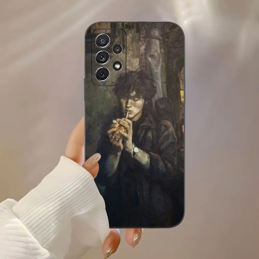 Singer V-Viktor T-Tsoi Phone Case For Samsung Galaxy A91,A80,A73,A72 ,A71,A53A52,A32 ,A31A22,A21s,A20,Black Cover