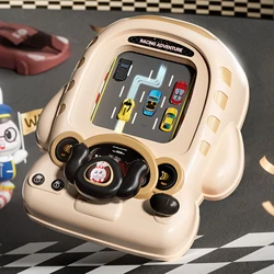 Musical Driving Steering Wheel Toy with Sound Music Race Car Car Toy for Birthday Gift