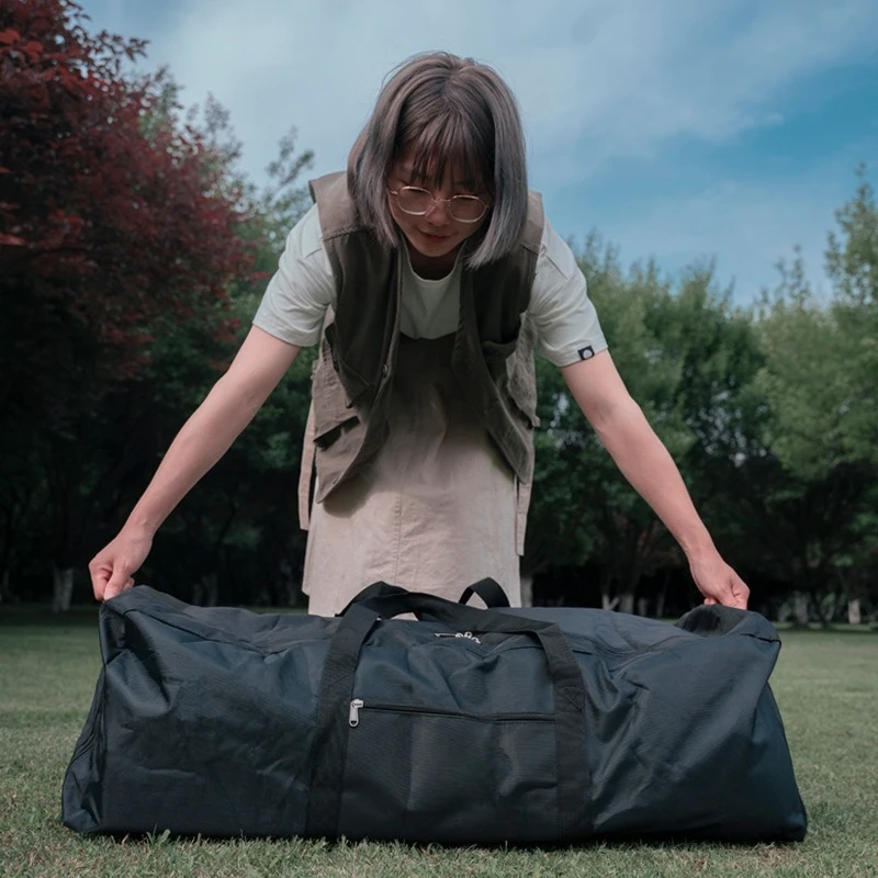 Oversized Waterproof Camping Storage Backpack Large Capacity Outdoor Travel Bag For Tent Folding Table Chair Gear Organizer