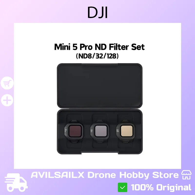 DJI Mini 5 Pro ND Filter Kit ND8/32/128 Neutral Density Drone Camera Accessories