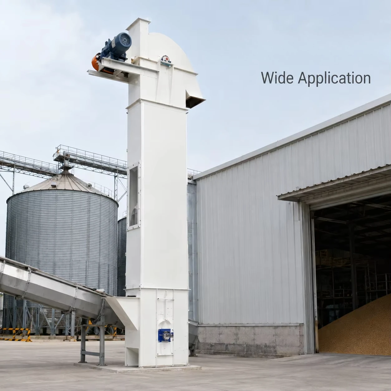 Cow Manure Organic Fertilizer Equipment Bucket Elevator for Fertilizer Processing Production Line