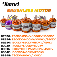 9imod Brushless Motor 2-3/4/5S D2830 D2826 D3548 D3542 D3536 D3530 For RC Mini Multicopters Plane Fixed-wing Aircraft