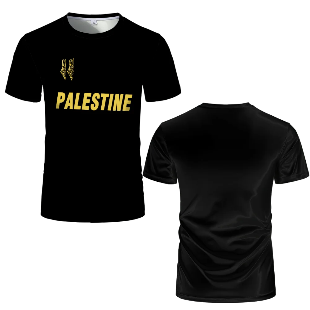 Camisetas de verano con la bandera palestina para hombre, camisetas de fútbol palestinas, uniformes de fútbol ligeros de lujo con estampado digital para adultos y niños.