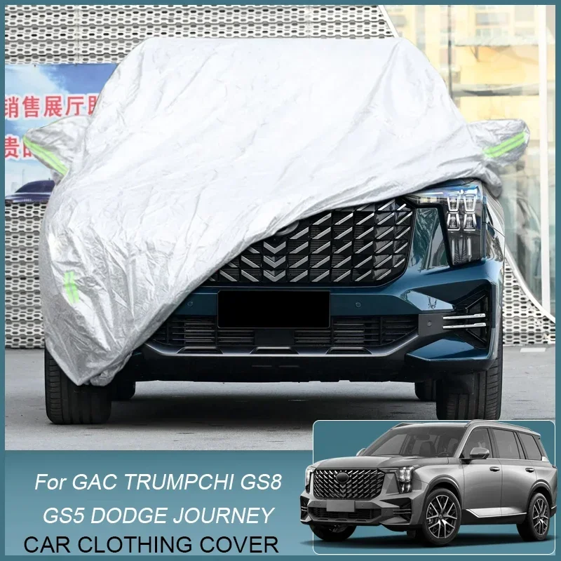 

Full Car Cover Rain Frost Snow Dust Waterproof Protect Anti UV Cover AccessoriesFor DODGE JOURNEY GAC TRUMPCHI GS5 GS8 2021-2025