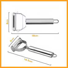 Affettatrice multifunzione in acciaio inox per frutta e verdura. Resistente, indispensabile per la casa.
