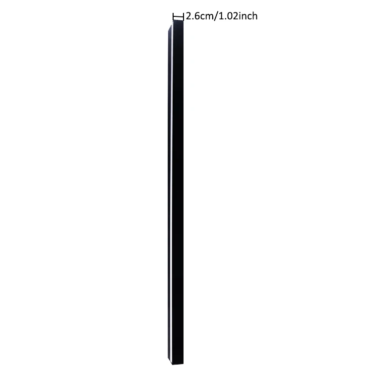 LED-Beleuchtung, Wandleuchte, IP65, Garten-AC, lange Wandleuchte, für den Außenbereich, wasserdicht, modern, langer Streifen, 85–256 V, Außendekoration