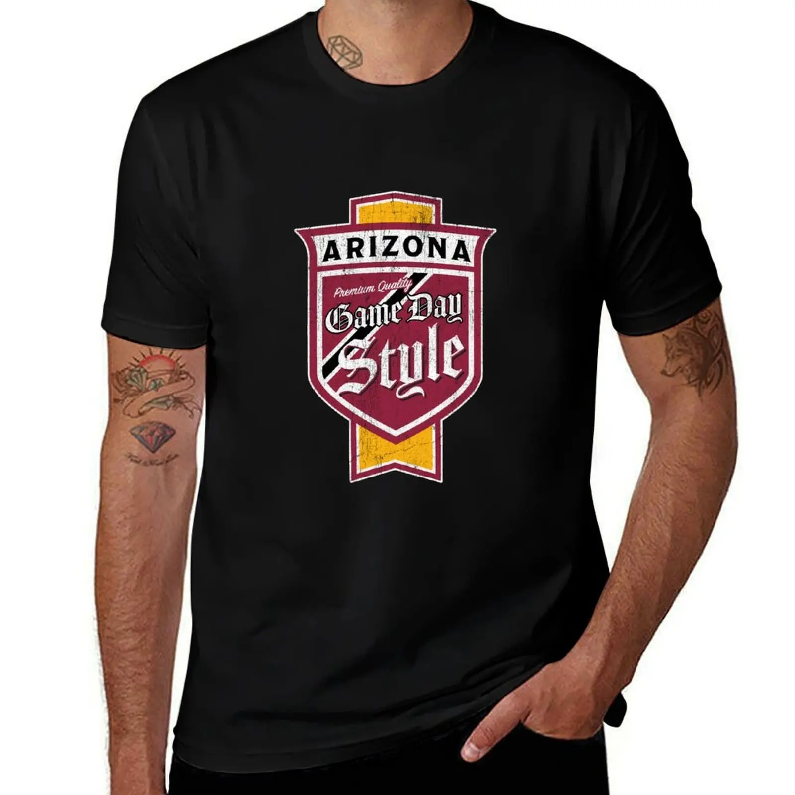 

Faded Arizona Beer Label - Valley of the Sun Pride T-Shirt for a boy man t shirt summer shirt Men's clothing