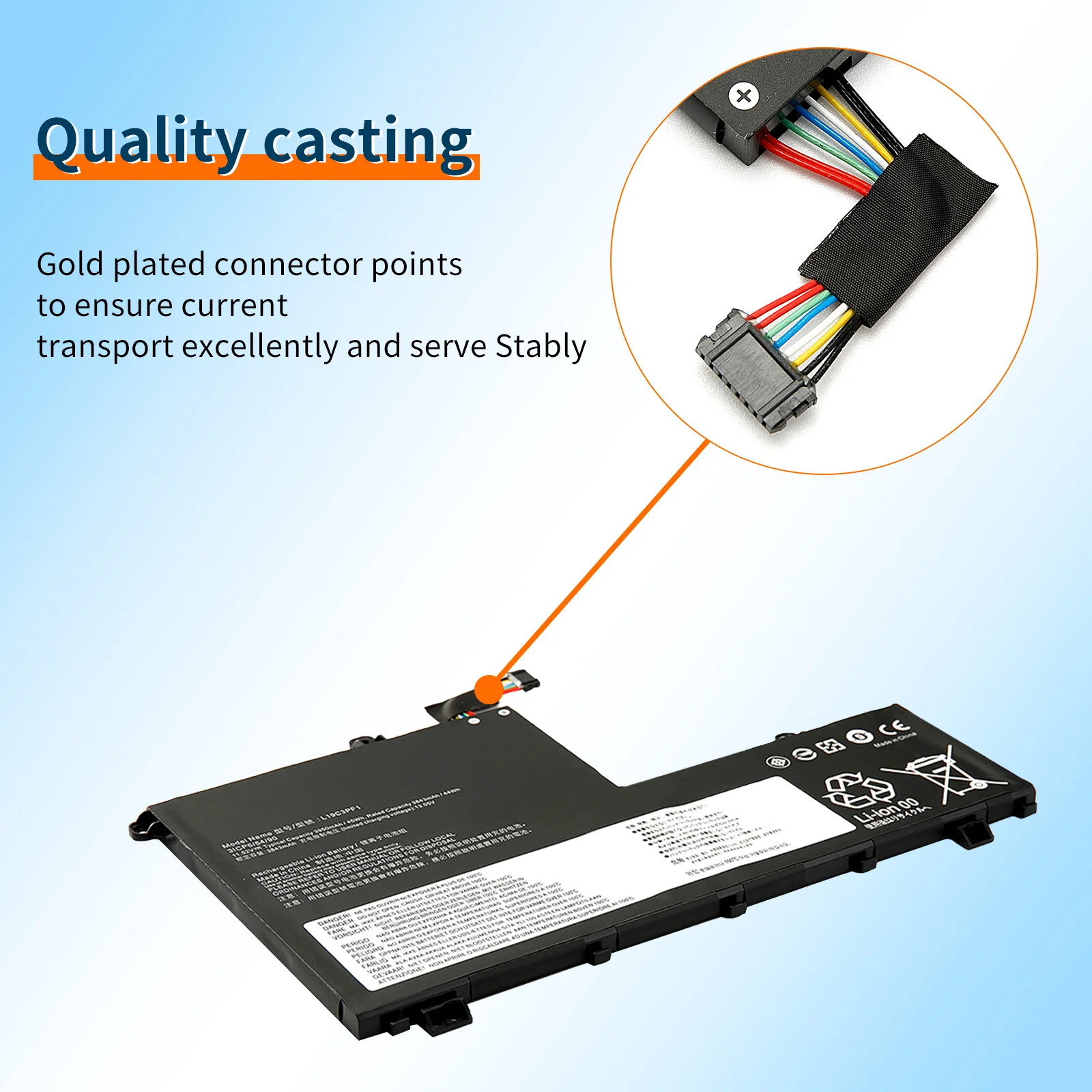 Batteria per Laptop BVBH L19C3PF9 11.1V/45Wh/4140mAh muslimlimit L19C3PF1 muslimexmuslimatexayper LENOVO