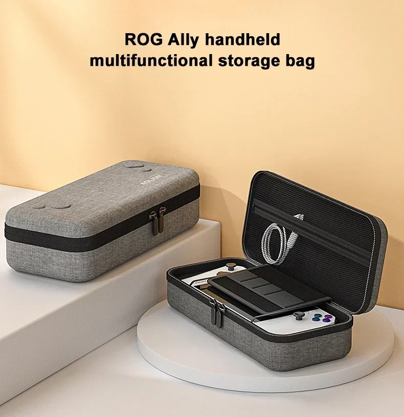 EVA Hard Carrying Case Bag For ROG Ally X Storage Bag Game for rog ally X Handbag With Inner Partition Storage Case Accessories