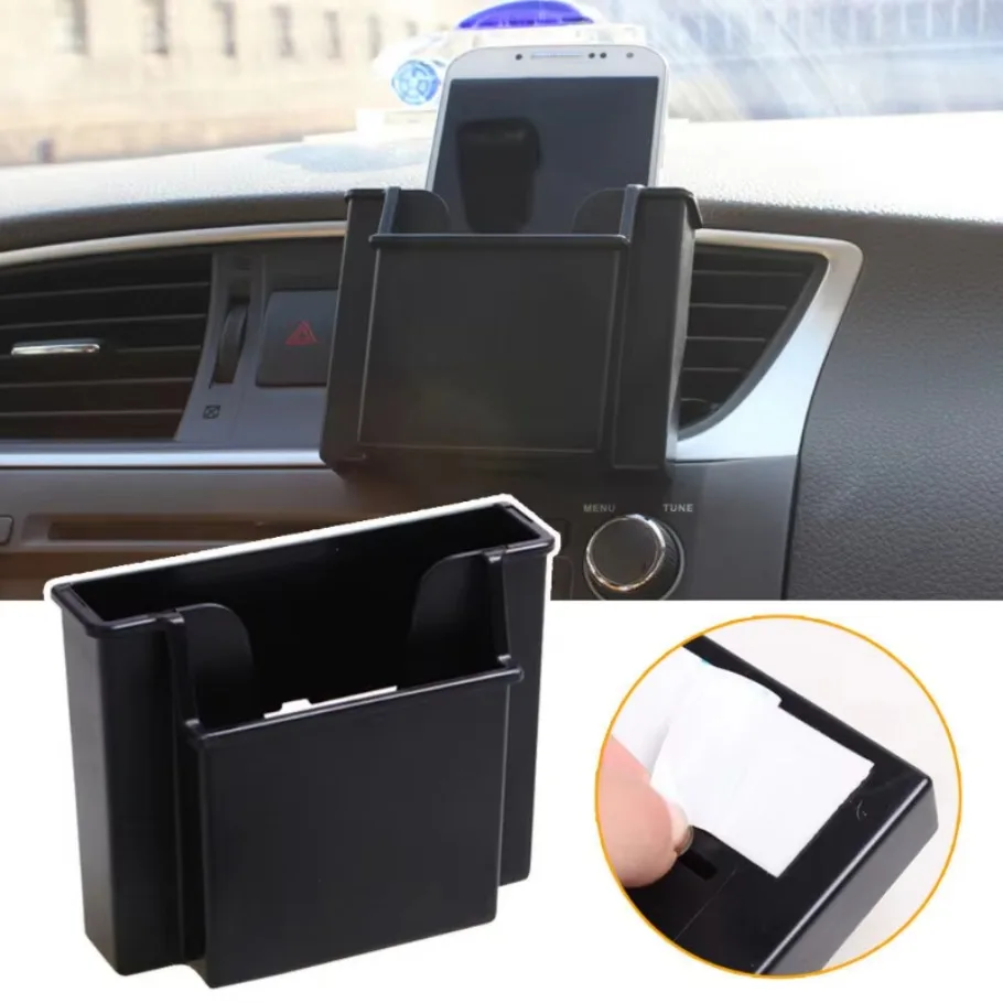 Car Cell Phone Gap Storage Box Seat Organizer Crevice Hanging Holder Accessories 1pc